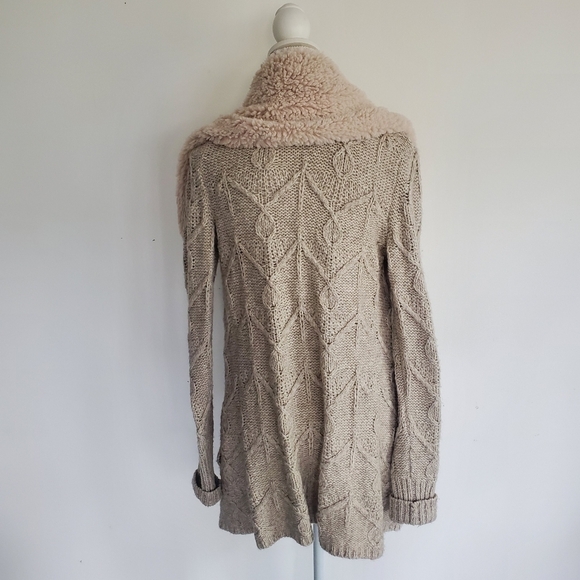 Sleeping on Snow | Anthropologie "Bondurant" Sherpa Knit Sweater - Picture 7 of 10
